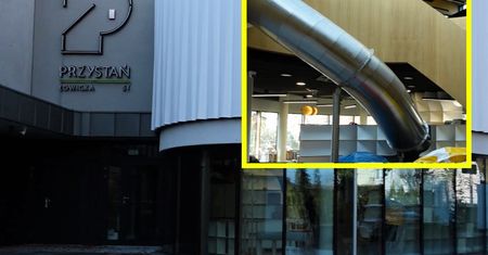Otwarcie już w Mikołajki. Ta biblioteka "zaszalała" ze zjeżdżalnią