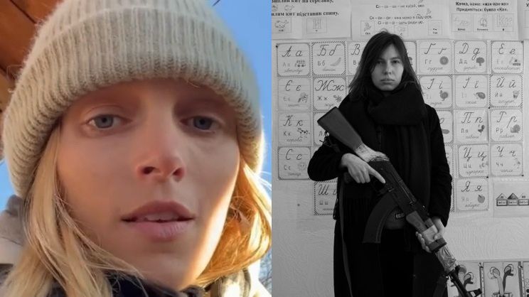 Anja Rubik pojechała do Lwowa pomagać Ukraińcom