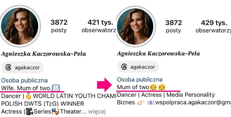 Agnieszka Kaczorowska odcina się od męża. Wymowny ruch tancerki