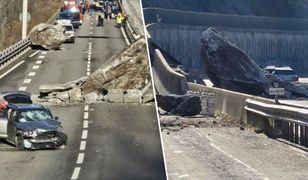 Runęły głazy w Alpach. Wśród odciętych także Polacy