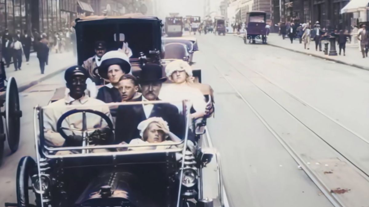 Film sprzed 109 lat powiększony do 4K/60p i pokolorowany przez SI 1