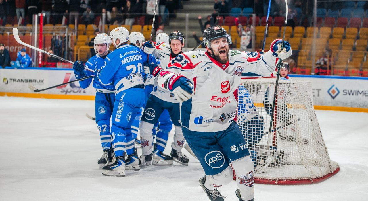 Andrij Denyskin po strzelonej bramce