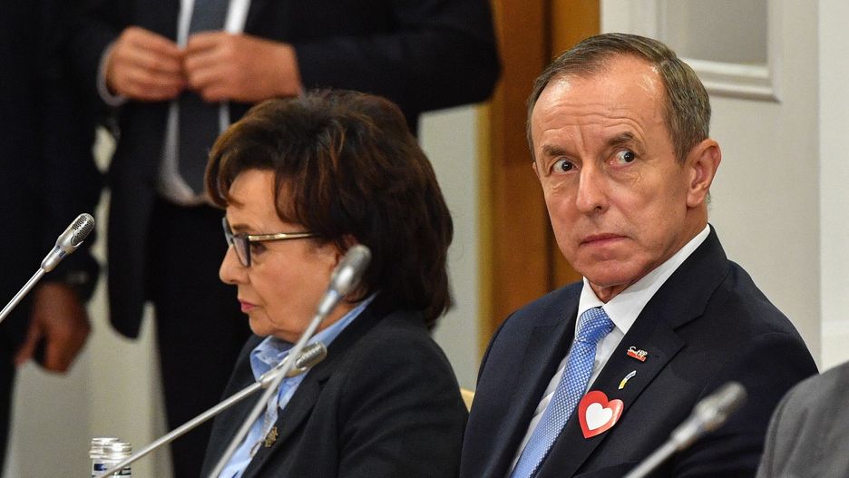 Elżbieta Witek i Tomasz Grodzki