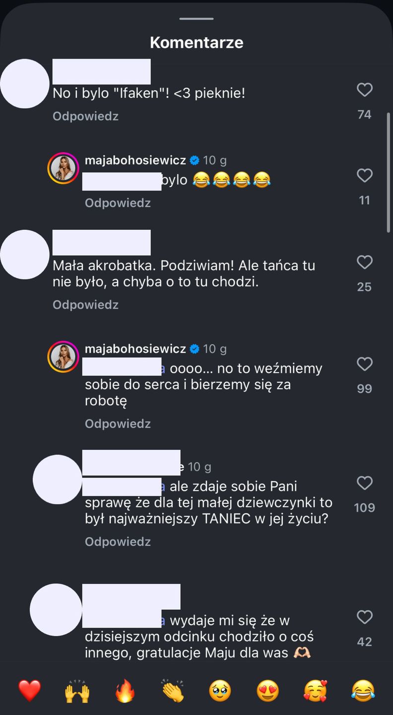 Maja Bohosiewicz zareagowała na komentarze internautów