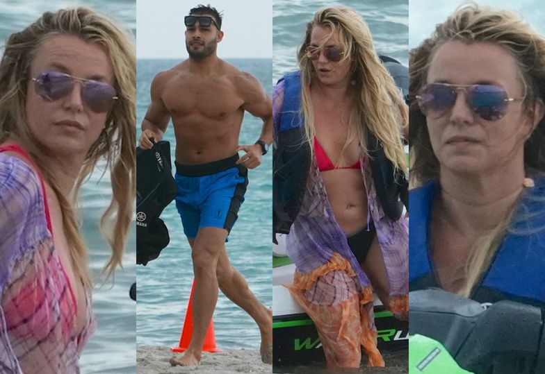 Britney Spears i Sam Asghari aktywnie wypoczywają w Miami