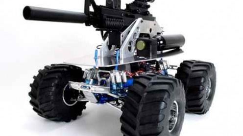 Pojazd RC z karabinem do paintballa (wideo) 1