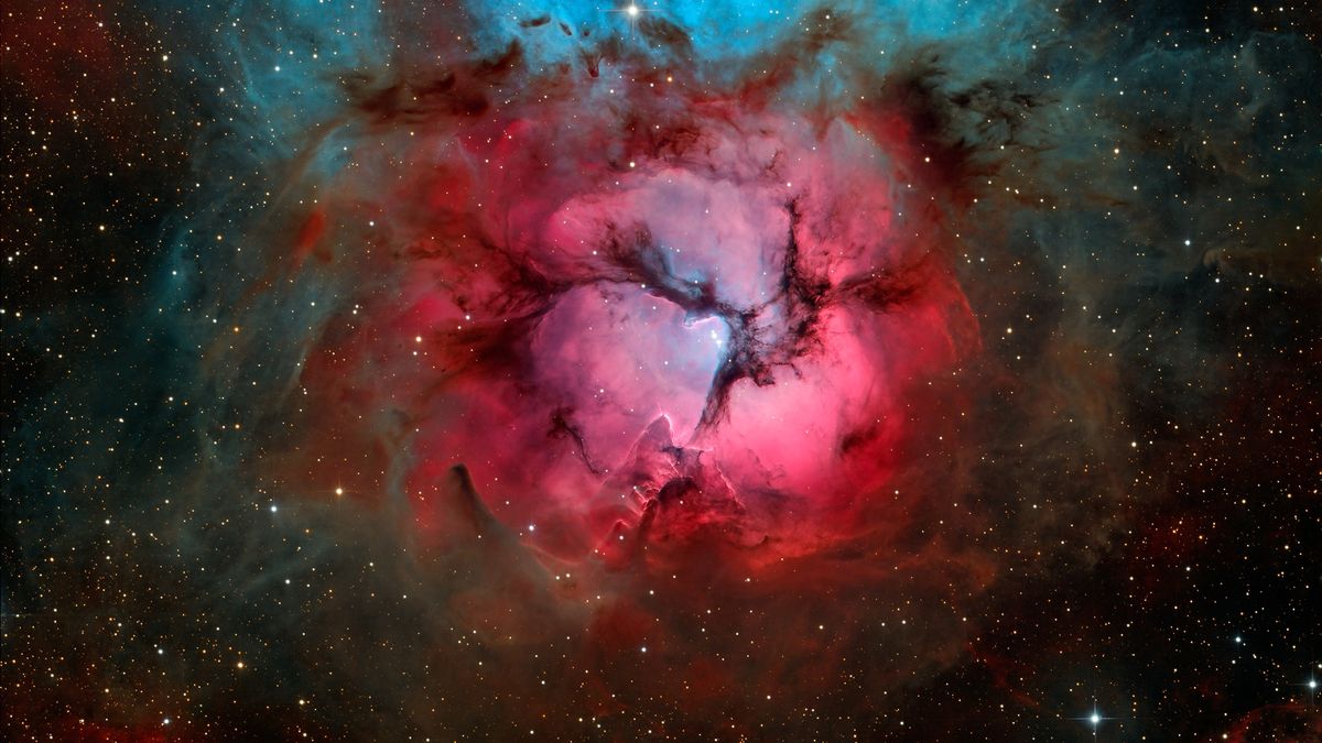 Mgławica Trójlistna Koniczyna (M20).