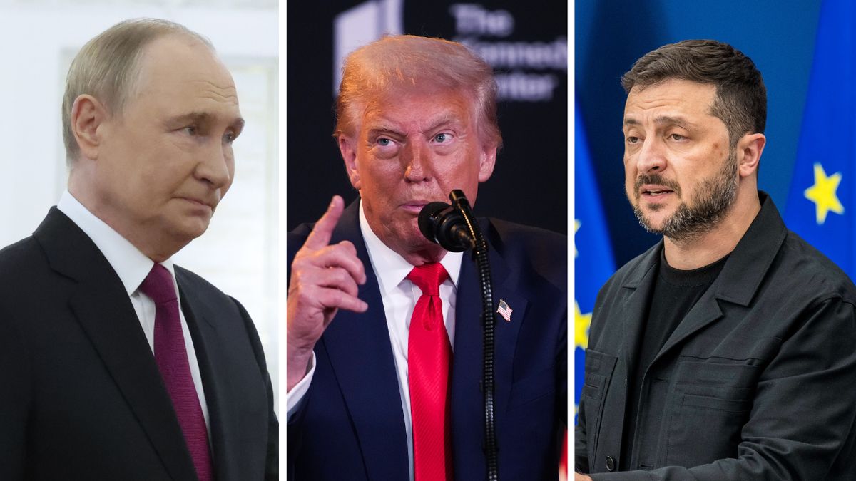 Trump, Putin, Zełenski