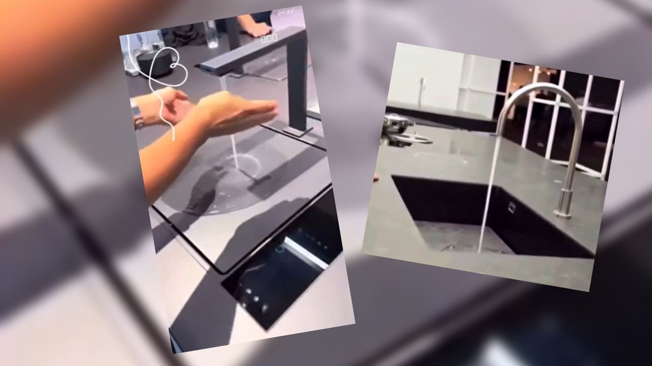 Chinese company unveils futuristic sink with touch tech