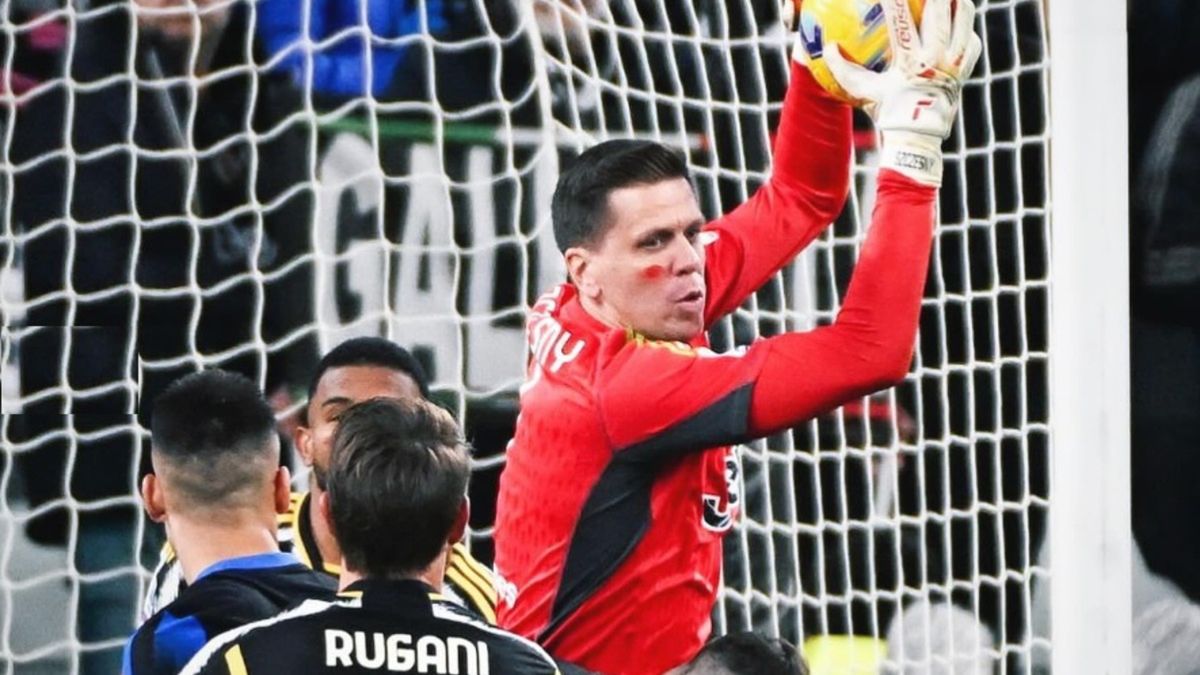 Wojciech Szczęsny w meczu Juventusu z Interem