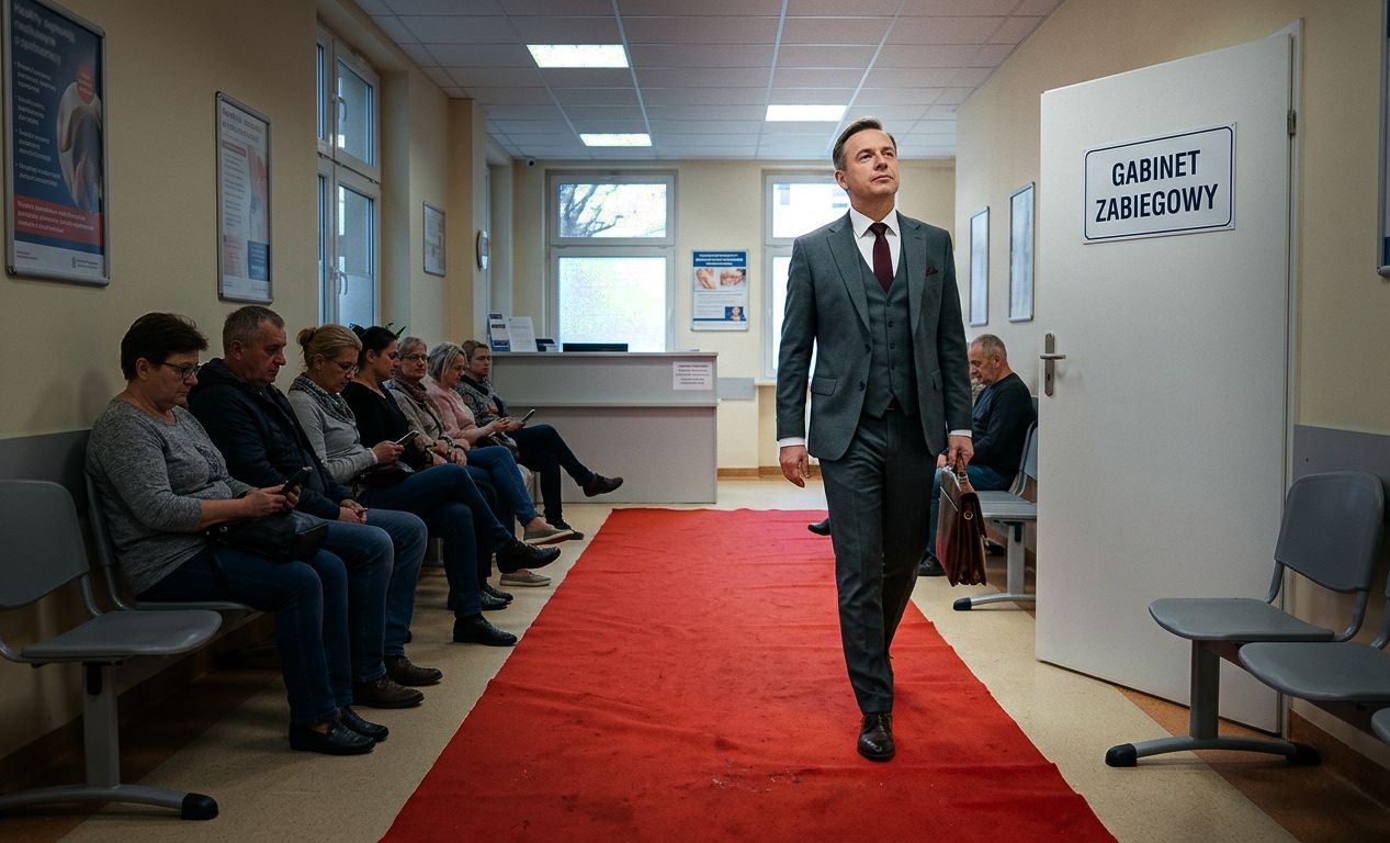 Jak VIP-y, a nie zwykli pacjenci. Tak radni KO korzystali z przychodni w Piasecznie