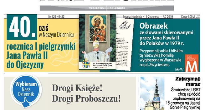 „Nasz Dziennik” o zagrożeniu istnienia z powodu kryzysu Ruchu. Apel do księży o prenumeratę