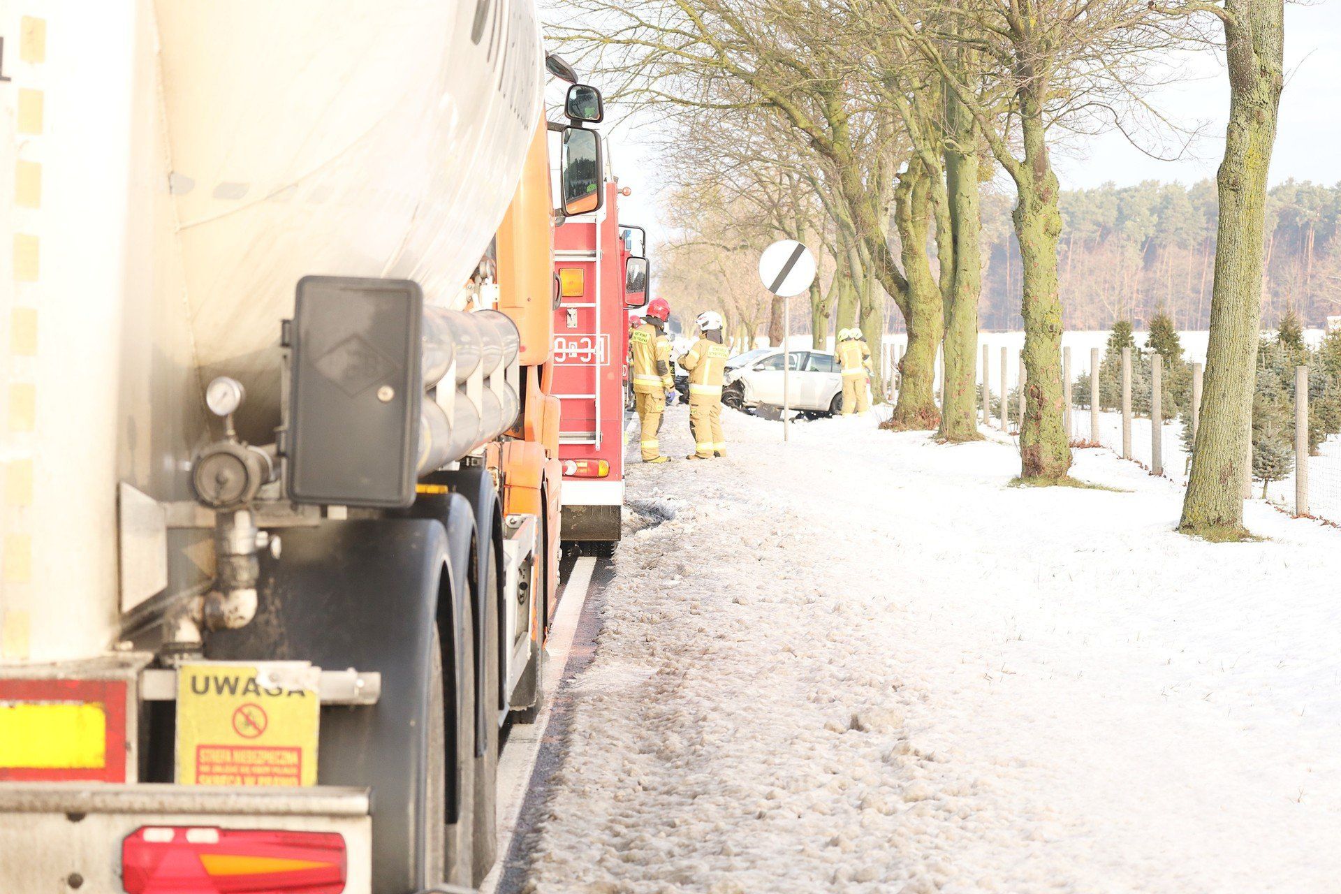 Wypadek na DW 434 pod Śremem