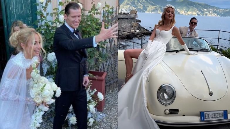 Ślub Hanny Żudziewicz i Jacka Jeschke. Tancerka miała na sobie dwie kreacje