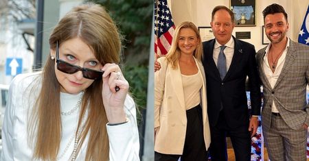 TYLKO NA PUDELKU: Irena Kamińska-Radomska MASAKRUJE strój Rafała Szatana ze spotkania z ambasadorem USA: "Nie da się tego odzobaczyć"