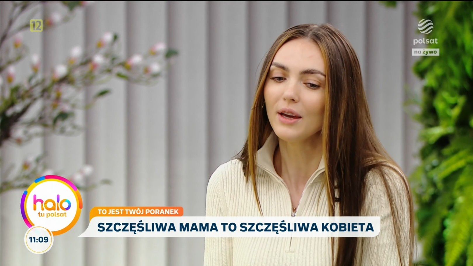 Marcela Leszczak gościem "Halo tu Polsat"