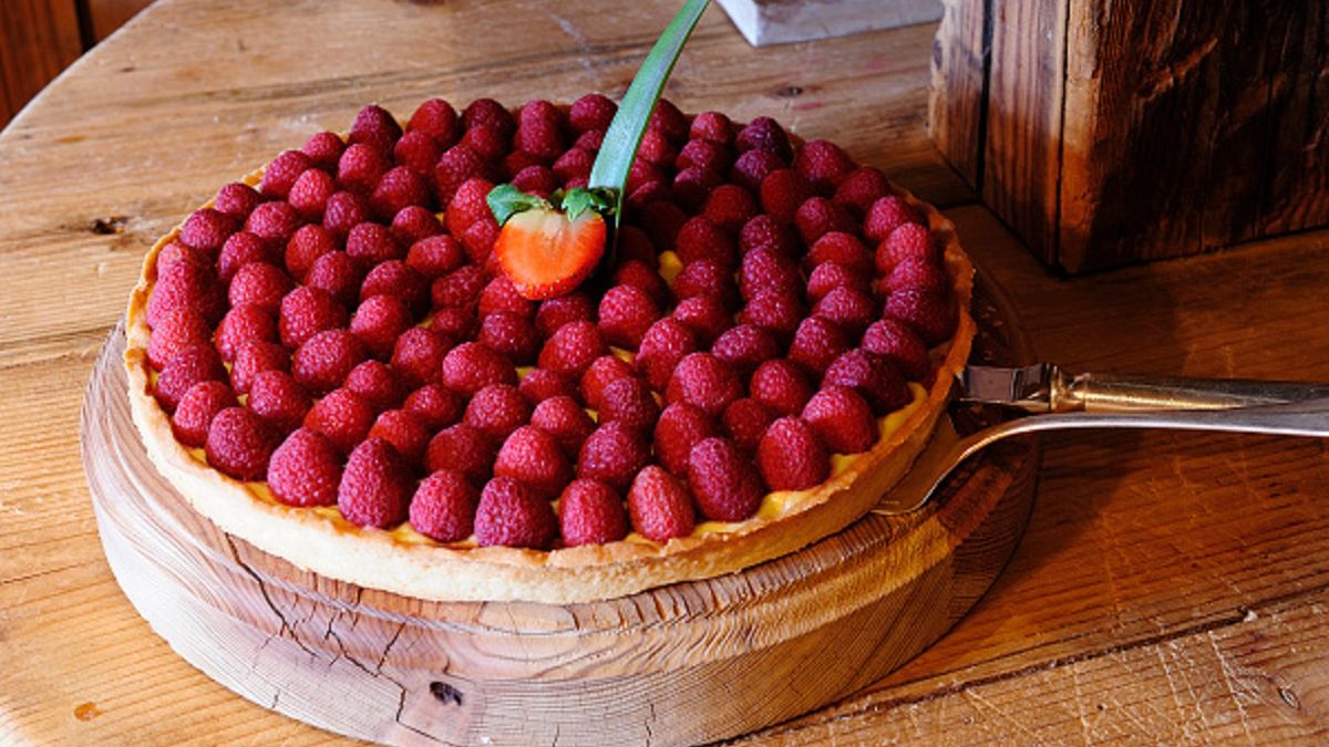 Pyszna tarta malinowa