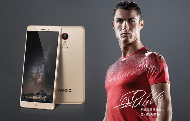 Nubia Z11 Max to jeden ze smartfonów promowanych przez Cristiano Ronaldo
