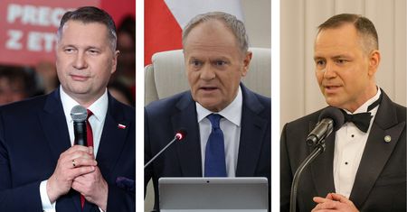 Sondaż Nawrocki, Tusk, Czarnek. Wyniki niepokojące dla kandydata PiS
