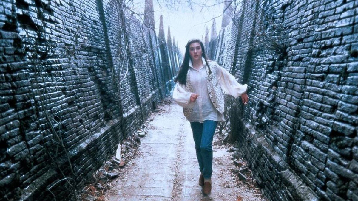 Jennifer Connelly w filmie "Labirynt" z 1986 roku