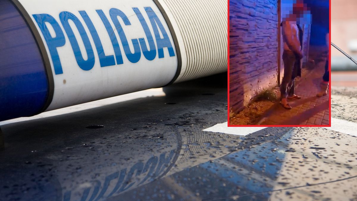 Sosnowiec: Półnagi mężczyzna gonił dzieci