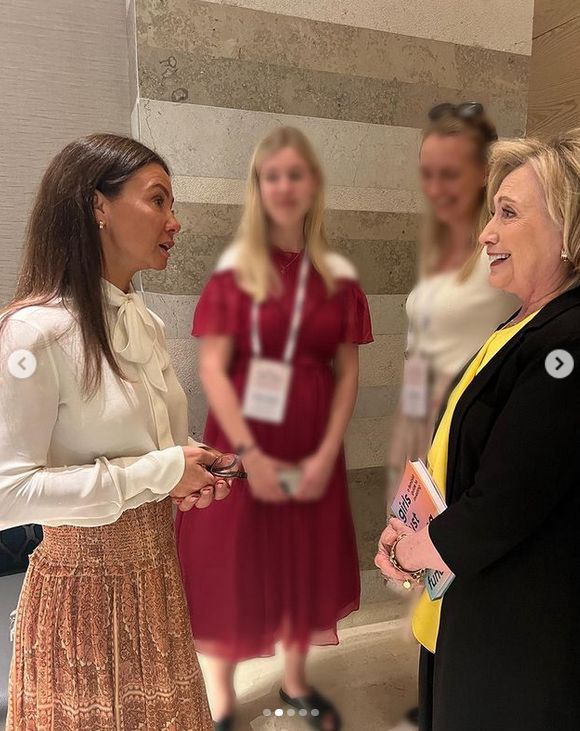Kinga Rusin z Hillary Clinton