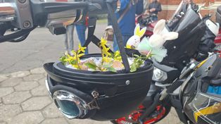 Święconka w kaskach. Łódzcy motocykliści zorganizowali Motoświęconkę 2026 w parafii Wniebowzięcia NMP na Bałutach w Łodzi