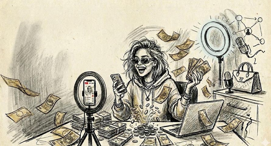 Od 0 do 100 tys. zł. Ile naprawdę zarabia influencer?