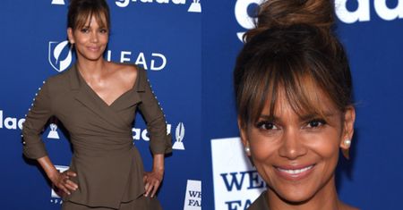 51-letnia Halle Berry eksponuje nogi na gali "GLAAD"