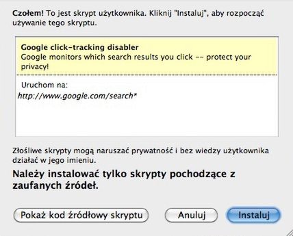 Zablokuj wyszukiwarkom możliwość śledzenia Twoich kliknięć 2