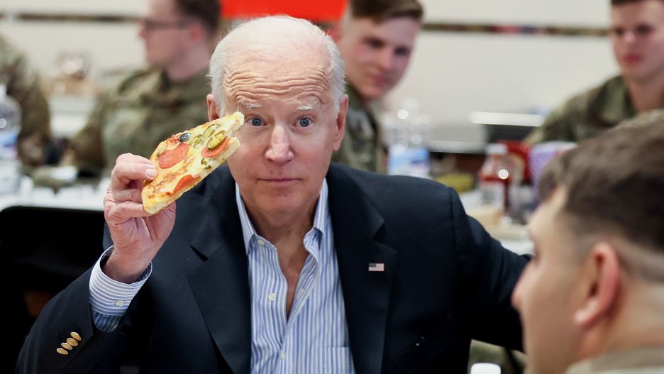 Joe Biden skosztował polskiej pizzy