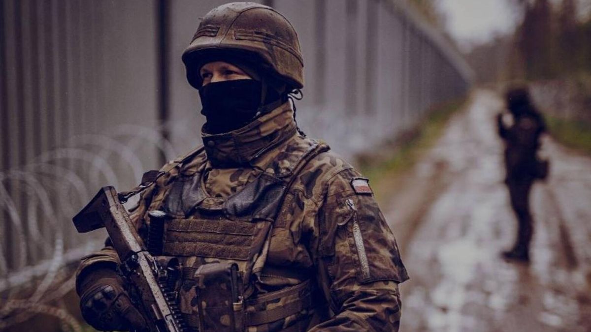 Żołnierze na granicy polsko-białoruskiej