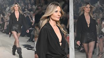60-letnia (!) Aneta Kręglicka podbija wybieg u Macieja Zienia w odważnej stylizacji. Czas się dla niej zatrzymał?