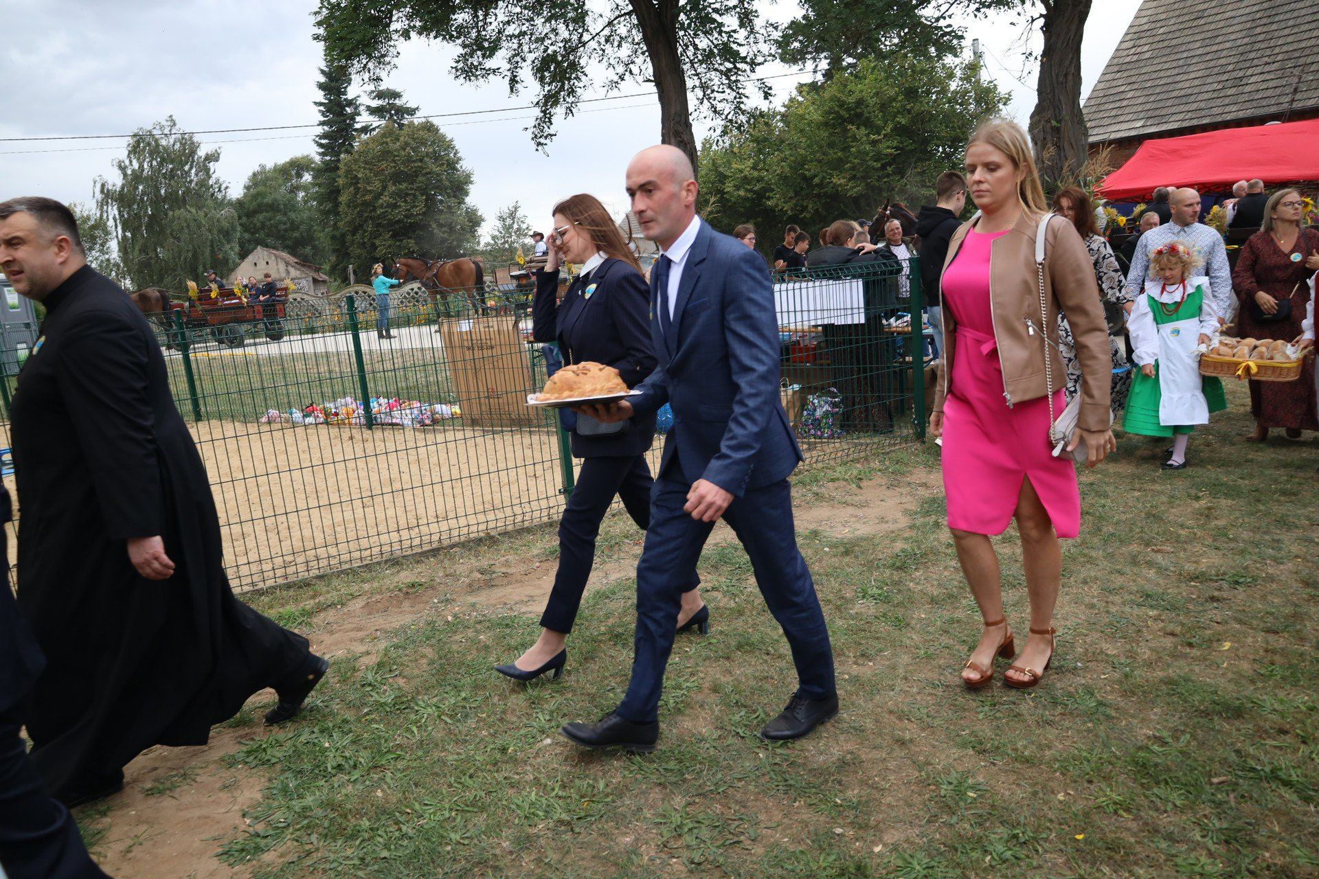 Dożynki były doskonałą okazją do podziękowania za wspólnie zebrane plony