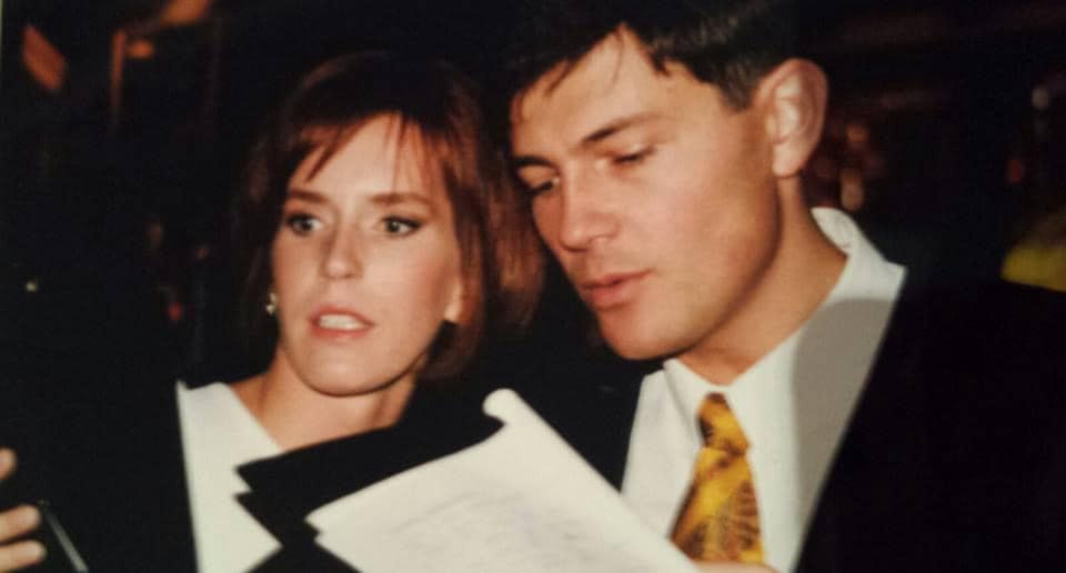 Paulina Smaszcz podczas Festiwalu w Sopocie w 1992 roku 