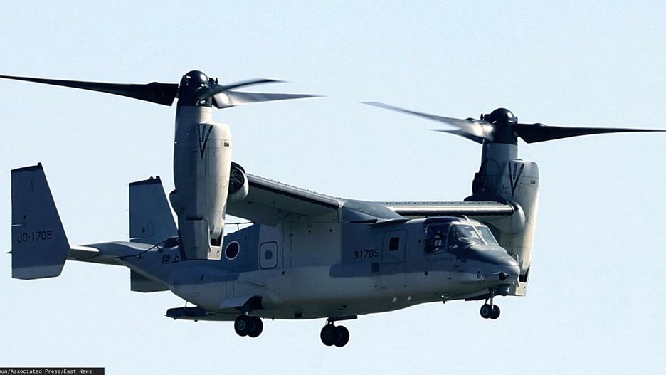 Amerykański samolot US Osprey. Zdjęcie ilustracyjne