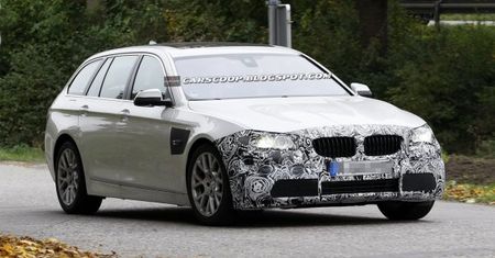 Odmłodzone BMW Serii 5 na zdjęciach szpiegowskich [aktualizacja]