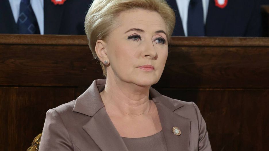 Agata Kornhauser-Duda na uroczystej mszy 