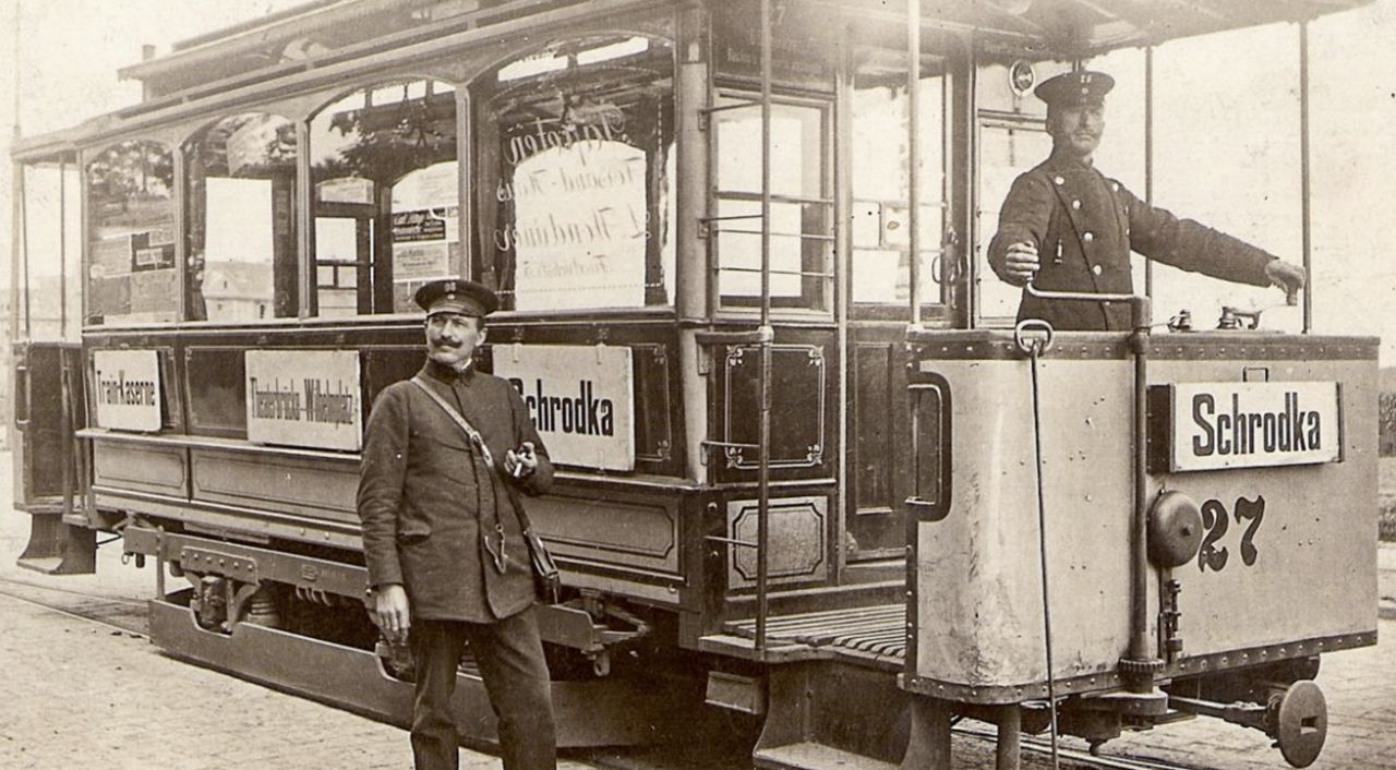 tramwaj 120 lat temu 