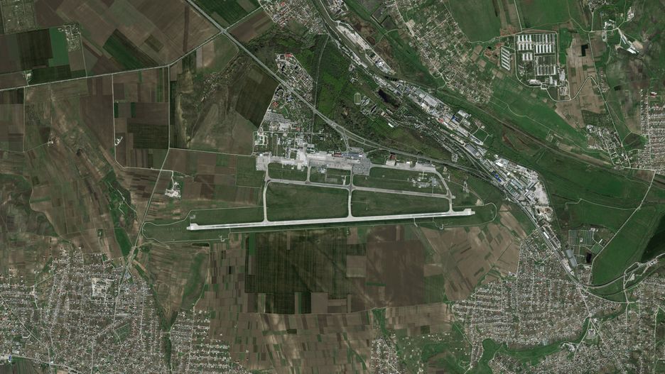 Lotnisko w Kiszyniowie na zdjęciach satelitarnych