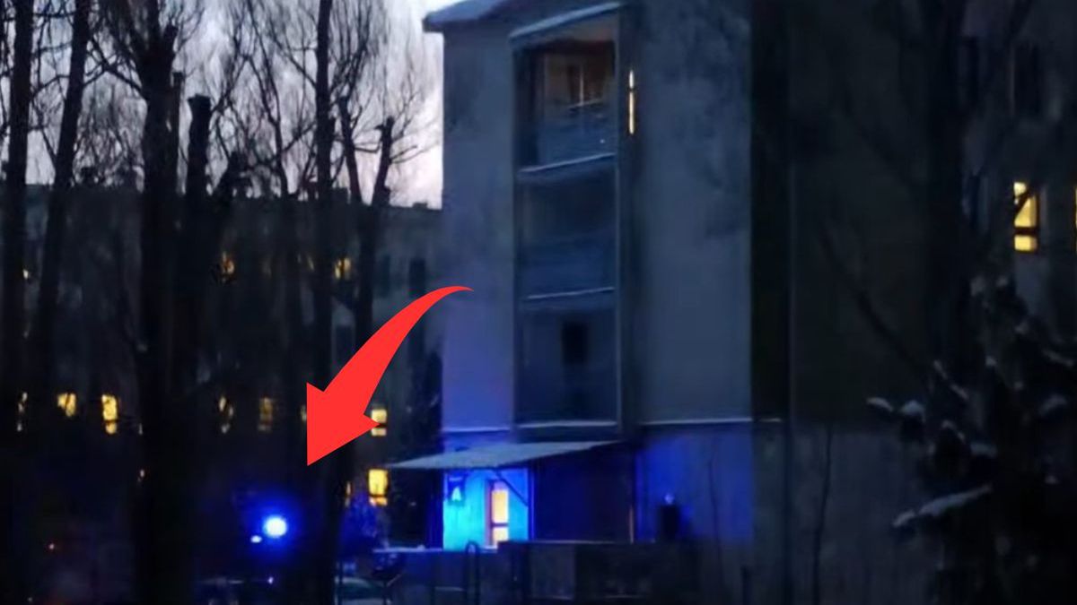 Interwencja straży pożarnej przy szpitalu