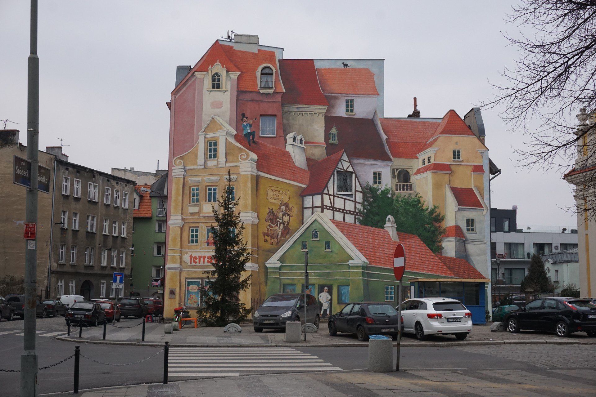 Mural na Śródce w Poznaniu