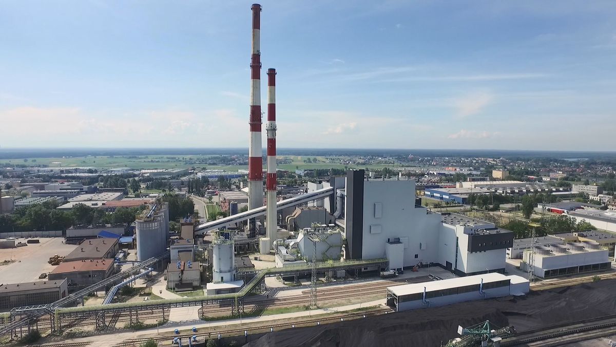 Jedna z realizacji Elektrobudowy - ciepłownia w Tychach