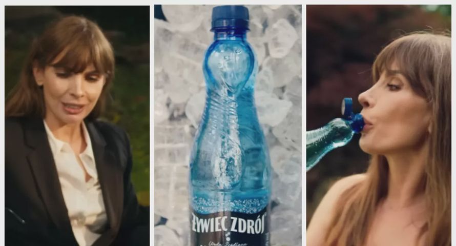 Nowe reklamy Żywiec Zdrój Mocny Gaz. Obok Pazury Agnieszka Dygant