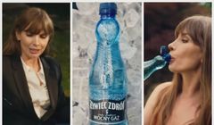 Nowe reklamy Żywiec Zdrój Mocny Gaz. Obok Pazury Agnieszka Dygant