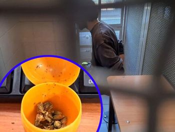 Śmiał się i był agresywny. Strażnicy znaleźli przy nim narkotyki