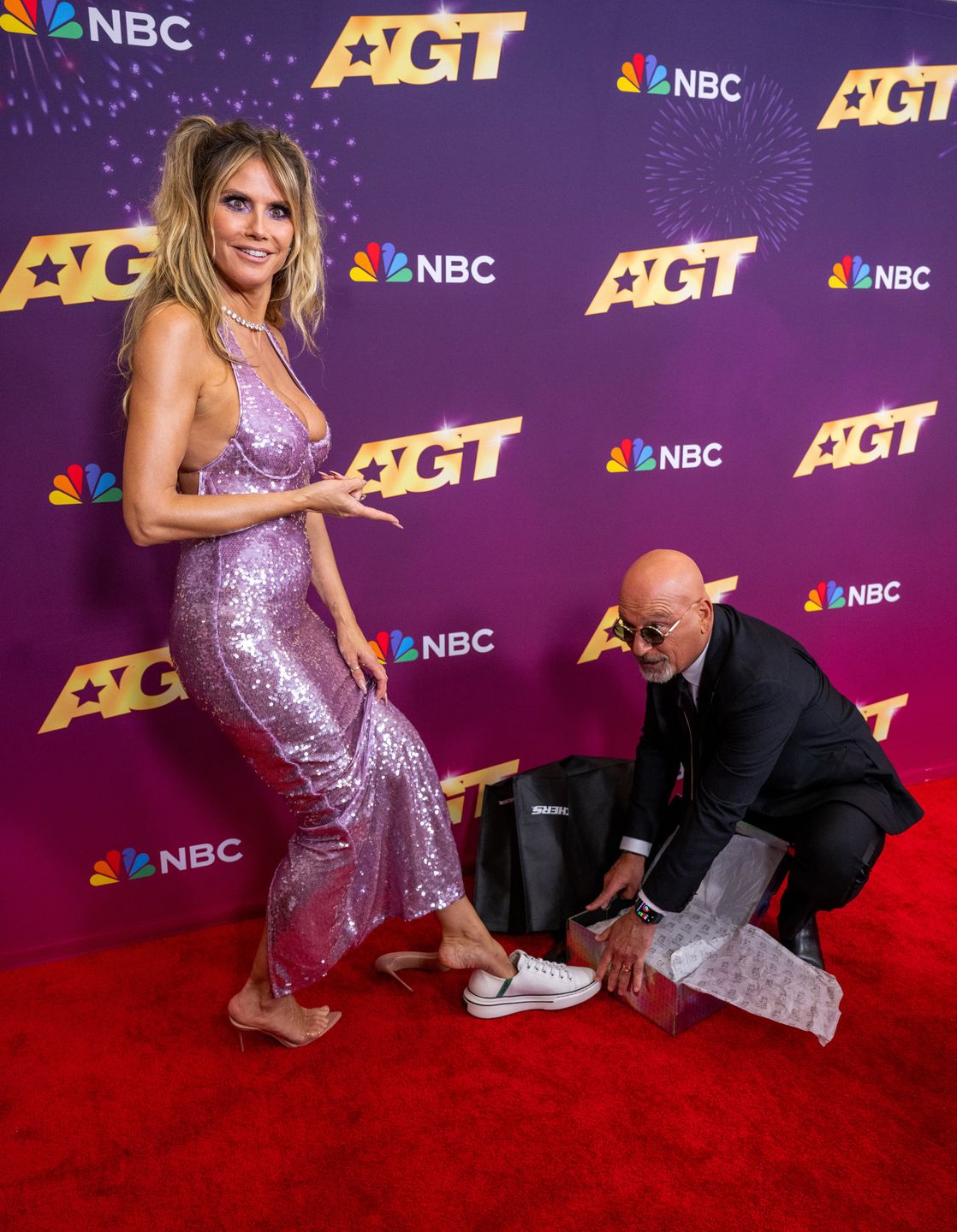 Heidi Klum błyszczy na finale amerykańskiego "Mam Talent"