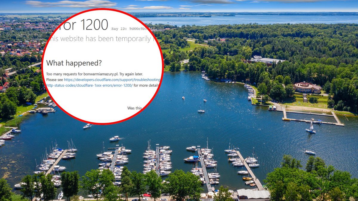 Problemy ze stroną bonwarmiaimazury.pl zirytował turystów