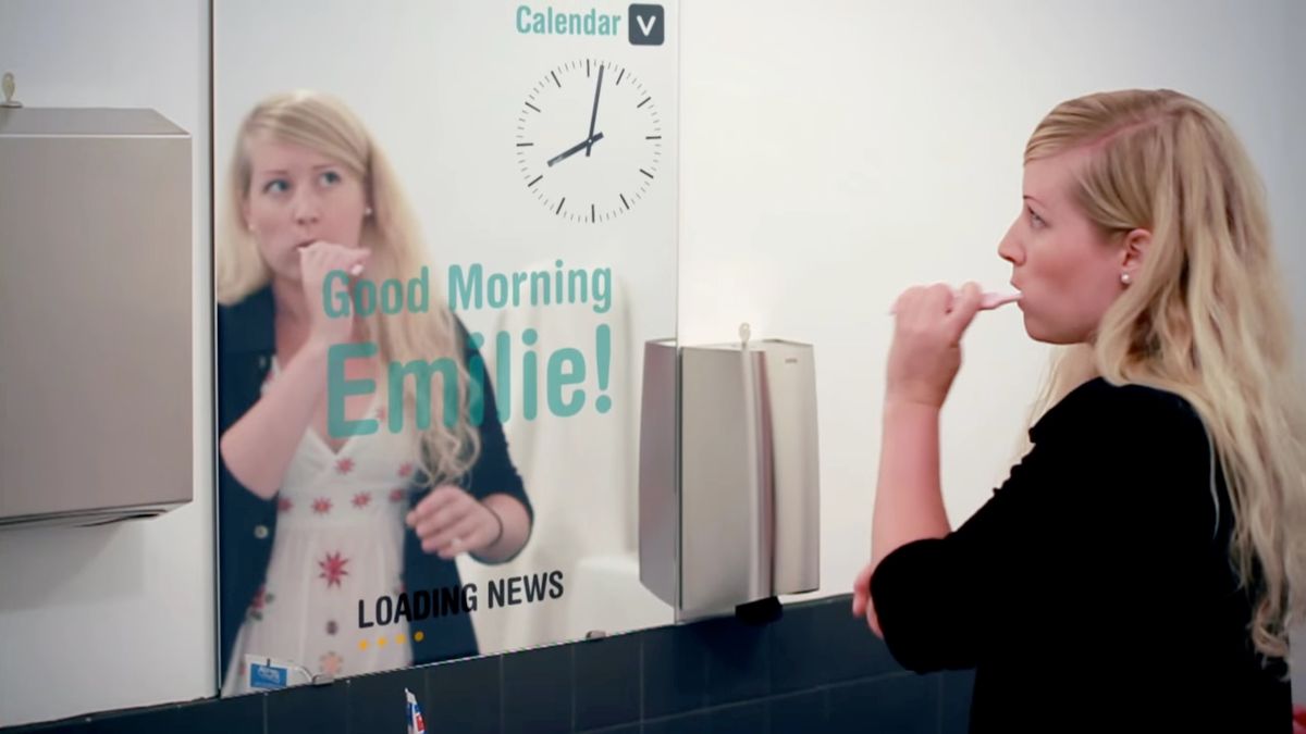 Inżynier Google'a sam zrobił sobie inteligentne lustro. Chcę coś takiego! 1