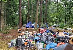 Nocne burze w woj. świętokrzyskim. Pioruny podpaliły domy, ewakuowany obóz